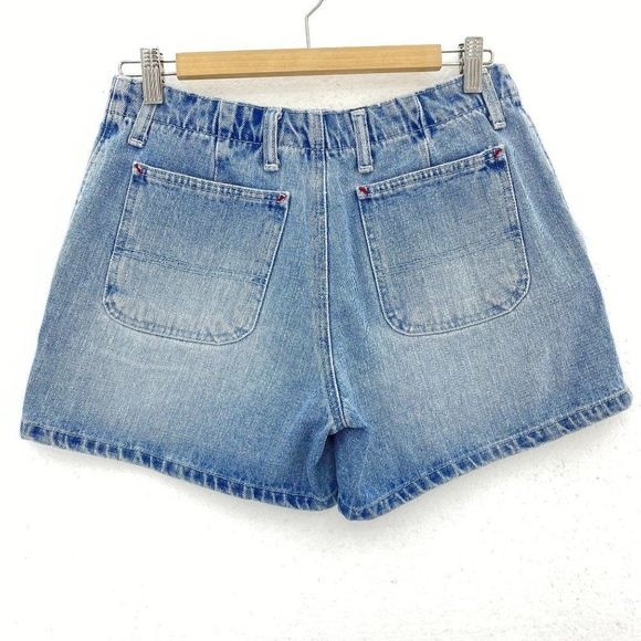 Polo Ralph Lauren Light Wash Mini Denim Shorts - Picture 4 of 7